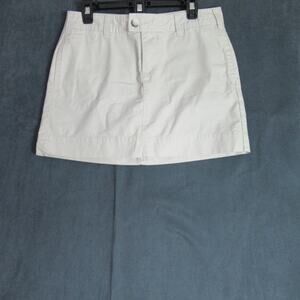 Gap Skirt Womens Size 10 Beige Favorite Khaki Mini Preppy Casual Closet Staple